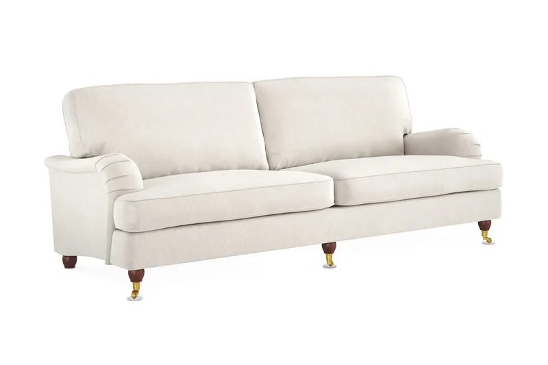 Howard Lyx 4-sits Sammetssoffa - Krämvit - Products - Möbler - Soffa - Sammetssoffa