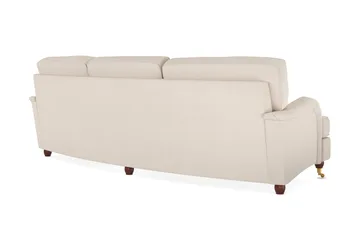 Howard Lyx 4-sits Svängd Manchestersoffa - Beige - Products - Möbler - Soffa - Howardsoffa