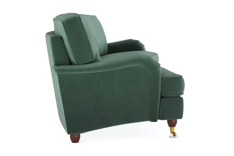 Howard Lyx 4-sits Svängd Sammetssoffa - Mörkgrön - Products - Möbler - Soffa - Sammetssoffa