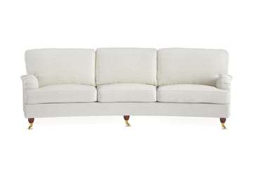 Howard Lyx 4-sits Svängd Soffa i Bouclé - Vit - Products - Möbler - Soffa - Howardsoffa