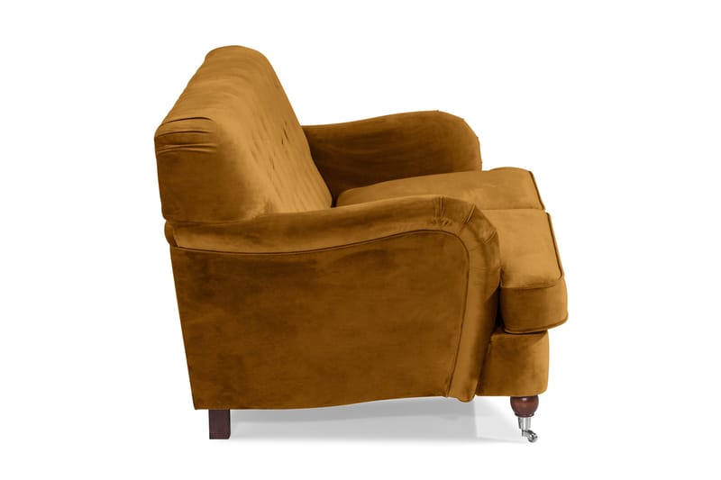 Howard Riviera 2-sits Sammetssoffa - Mörkgul - Products - Möbler - Soffa - Sammetssoffa