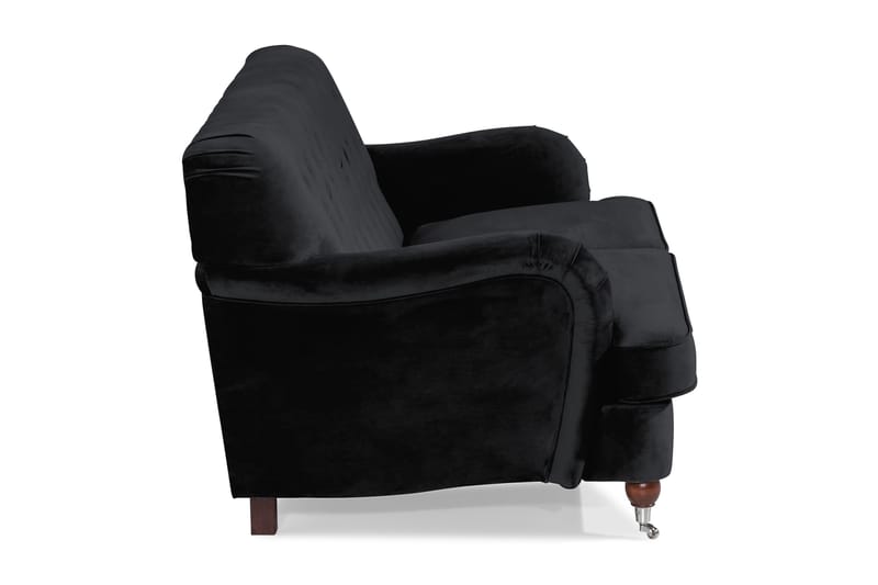 Howard Riviera 2-sits Sammetssoffa - Svart - Products - Möbler - Soffa - Sammetssoffa