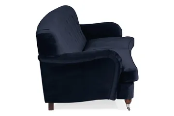 Howard Riviera 3-sits Svängd Sammetssoffa - Blå - Products - Möbler - Soffa - 3 sits soffa