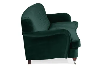 Howard Riviera 3-sits Svängd Sammetssoffa - Grön - Products - Möbler - Soffa - 3 sits soffa