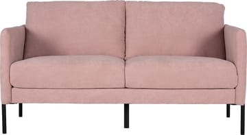 Kingsley 2,5-sits soffa i rosa sammet - Ljusrosa sammet (Letto ljusrosa 1073) - Products - Möbler - Soffa - Sammetssoffa