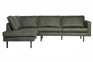 Lissbon Hörnsoffa - Armégrön - Products - Möbler - Soffa - Skinnsoffa