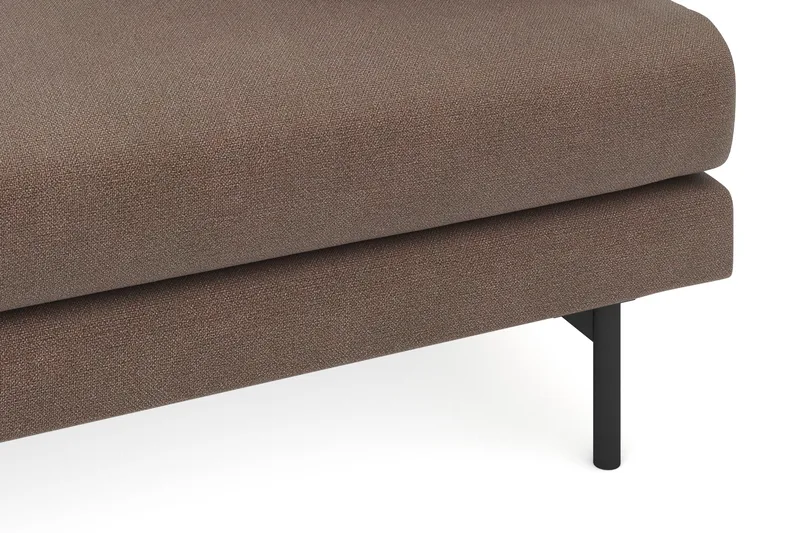 Menard 3-sits Djup Tygsoffa - Brun - Products - Möbler - Soffa - 3 sits soffa