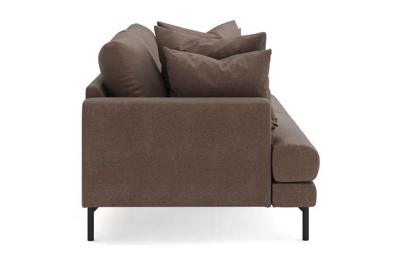 Menard 4-sits Djup Tygsoffa - Brun - Products - Möbler - Soffa - 4 sits soffa