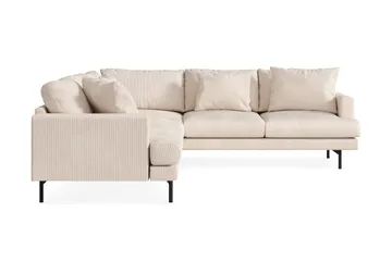 Menard 6-sits Högervänd L-formad Hörnsoffa i Manchester - Beige - Products - Möbler - Soffa - Hörnsoffa