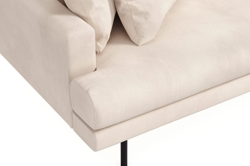 Menard 6-sits Högervänd L-formad Hörnsoffa i Manchester - Beige - Products - Möbler - Soffa - Hörnsoffa