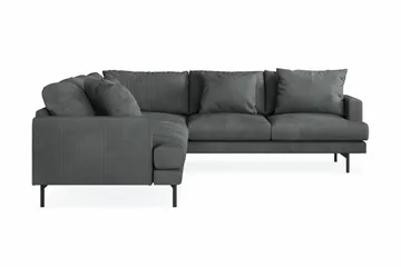 Menard 6-sits Högervänd L-formad Hörnsoffa i Manchester - Grå - Products - Möbler - Soffa - Hörnsoffa