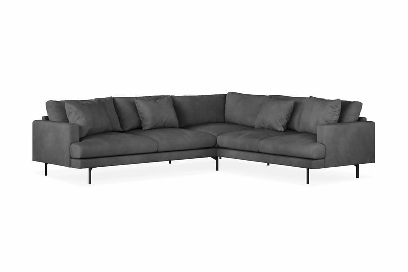 Menard 6-sits Högervänd L-formad Hörnsoffa i Manchester - Grå - Products - Möbler - Soffa - Hörnsoffa
