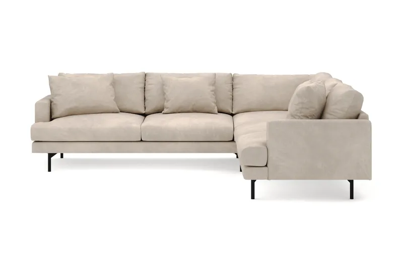 Menard 6-sits Högervänd L-formad Hörnsoffa i Manchester - Greige - Products - Möbler - Soffa - Hörnsoffa