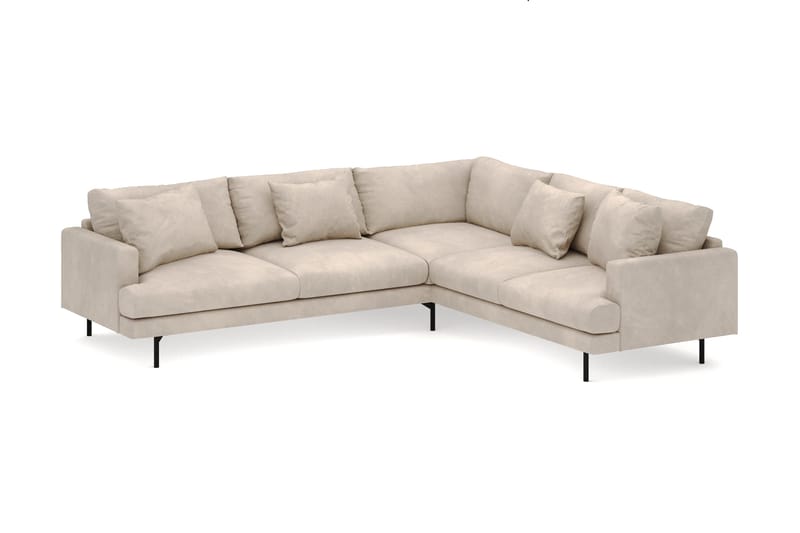 Menard 6-sits Högervänd L-formad Hörnsoffa i Manchester - Greige - Products - Möbler - Soffa - Hörnsoffa
