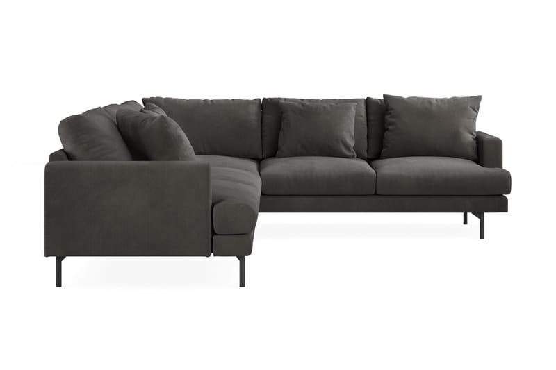 Menard 6-sits Högervänd L-formad Hörnsoffa i Manchester - Mörkgrå - Products - Möbler - Soffa - Hörnsoffa