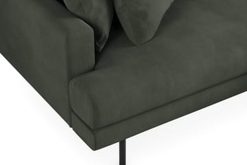 Menard 6-sits Högervänd L-formad Hörnsoffa i Manchester - Mörkgrön - Products - Möbler - Soffa - Hörnsoffa