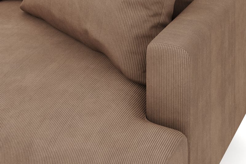 Menard 6-sits Vänstervänd L-formad Hörnsoffa i Manchester - Brun - Products - Möbler - Soffa - Hörnsoffa