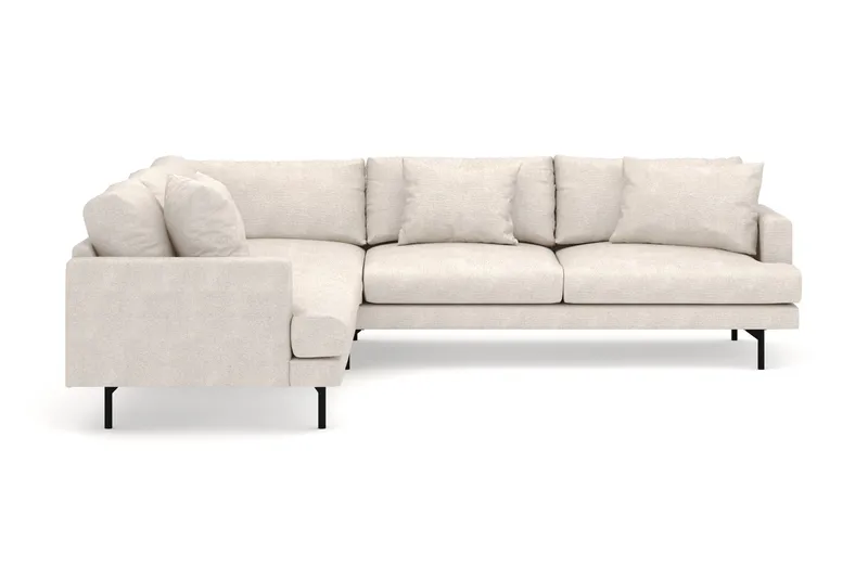 Menard 6-sits Vänstervänd L-formad Hörnsoffa i Tyg - Beige - Products - Möbler - Soffa - Hörnsoffa
