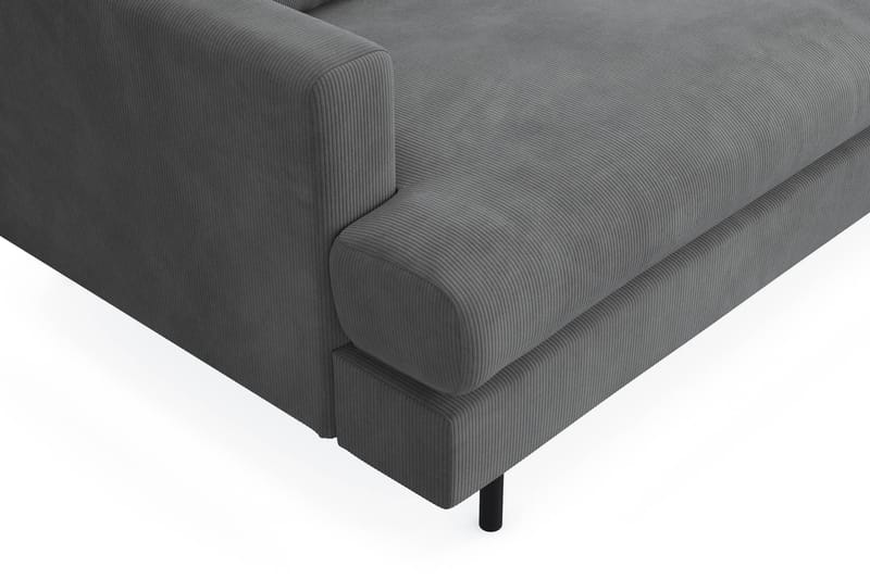 Menard Compact 3-sits Manchestersoffa - Grå - Products - Möbler - Soffa - 3 sits soffa