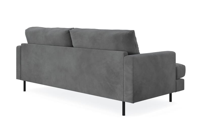 Menard Compact 3-sits Manchestersoffa - Grå - Products - Möbler - Soffa - 3 sits soffa