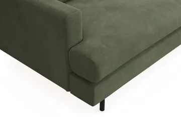 Menard Compact 3-sits Manchestersoffa - Grön - Products - Möbler - Soffa - 3 sits soffa
