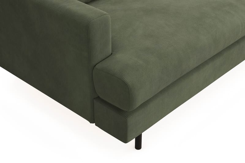 Menard Compact 3-sits Manchestersoffa - Grön - Products - Möbler - Soffa - 3 sits soffa