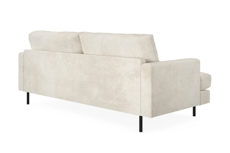 Menard Compact 3-sits Sammetssoffa - Krämvit - Products - Möbler - Soffa - 3 sits soffa