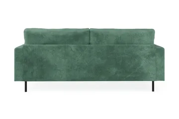Menard Compact 3-sits Sammetssoffa - Mörkgrön - Products - Möbler - Soffa - 3 sits soffa
