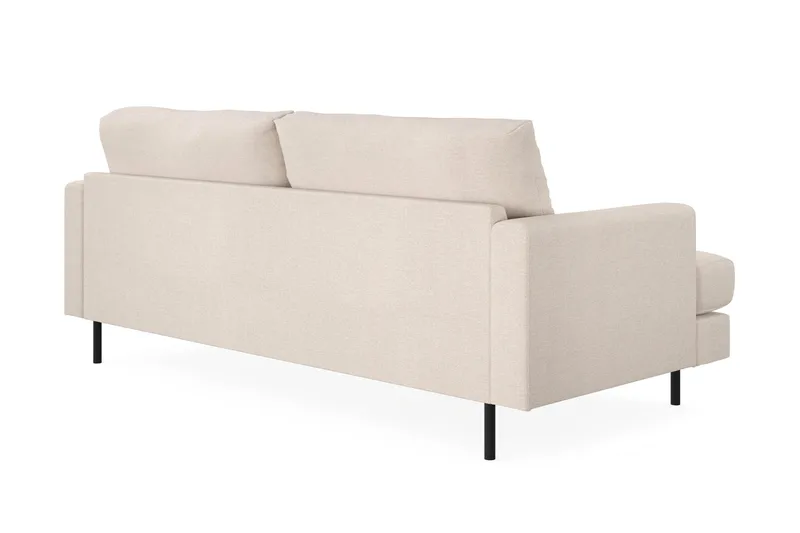 Menard Compact 3-sits Tygsoffa - Beige - Products - Möbler - Soffa - 3 sits soffa
