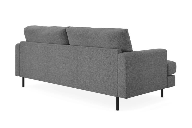 Menard Compact 3-sits Tygsoffa - Mörkgrå - Products - Möbler - Soffa - 3 sits soffa