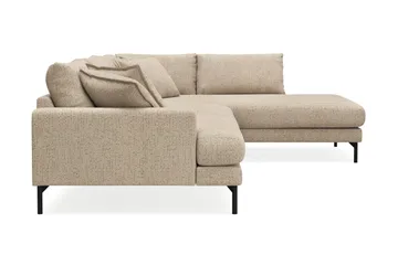 Menard Premium 5-sits Högervänd L-formad Djup Schäslongsoffa i Chenille - Beige - Products - Möbler - Soffa - Divansoffa & schäslongsoffa