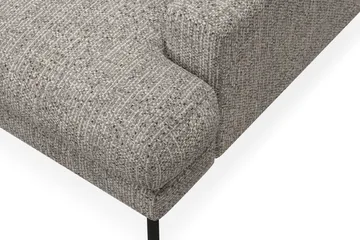Menard Premium 5-sits Vänstervänd L-formad Djup Schäslongsoffa i Chenille - Grå - Products - Möbler - Soffa - Divansoffa & schäslongsoffa