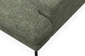 Menard Premium 5-sits Vänstervänd L-formad Djup Schäslongsoffa i Chenille - Grön - Products - Möbler - Soffa - Divansoffa & schäslongsoffa