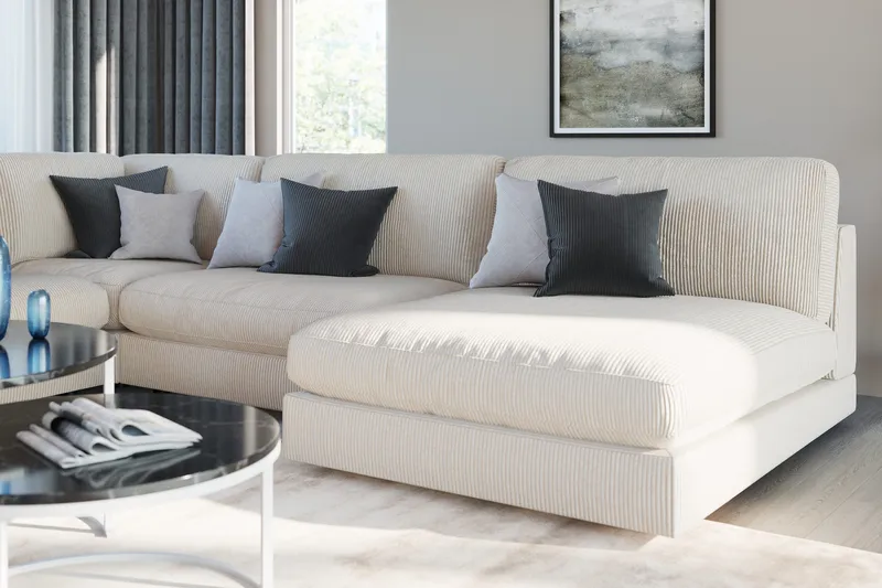 Arken 1-sits Hörnmodul i Manchester - Beige - Products - Möbler - Soffa - Modulsoffa - Hörnmodul