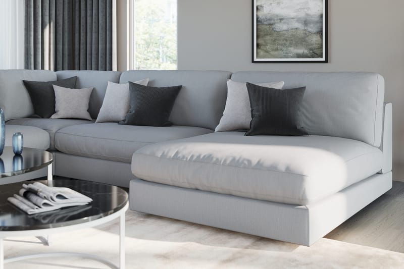 Arken 1-sits Hörnmodul i Tyg - Grå - Products - Möbler - Soffa - Modulsoffa - Hörnmodul