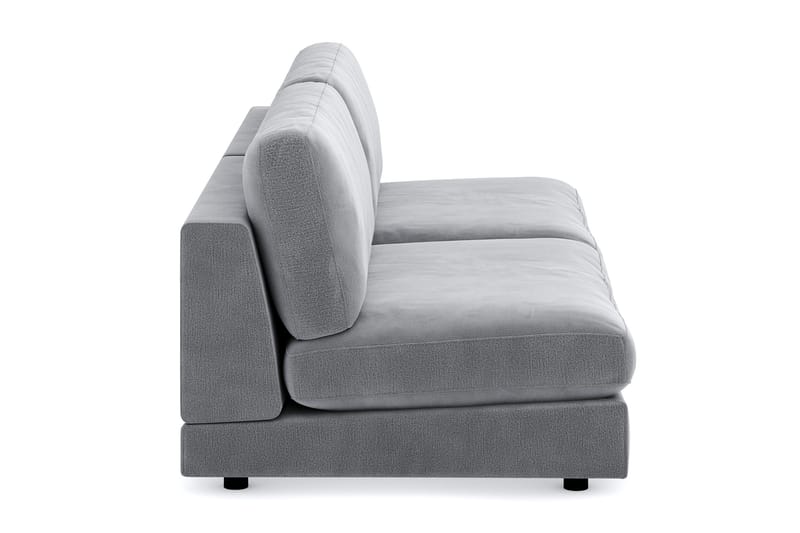 Arken 4-sits Modulsoffa i Sammet - Ljusgrå - Products - Möbler - Soffa - Modulsoffa - Komplett modulsoffa