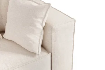 Cubo 1-sits Högermodul i Tyg 108 cm bred - Beige - Products - Möbler - Soffa - Modulsoffa - Övriga moduler till modulsoffa