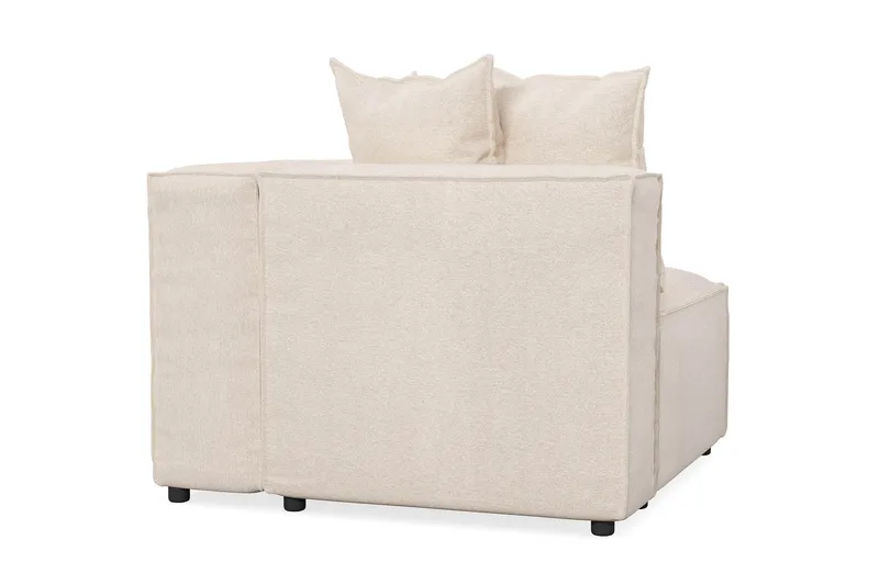 Cubo 1-sits Högermodul i Tyg 108 cm bred - Beige - Products - Möbler - Soffa - Modulsoffa - Övriga moduler till modulsoffa