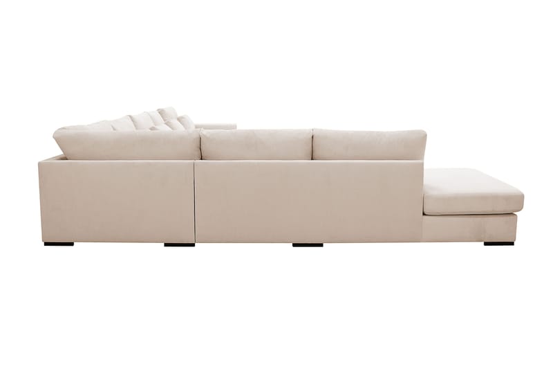 Grande Stor 7-sits U-Soffa med Divan Höger - Beige Manchester - Products - Möbler - Soffa - Modulsoffa - Komplett modulsoffa