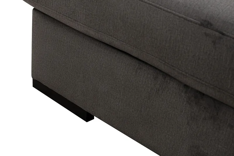Grande Stor 7-sits U-Soffa med Divan Vänster - Mörkgrå Sammet - Products - Möbler - Soffa - Modulsoffa - Komplett modulsoffa