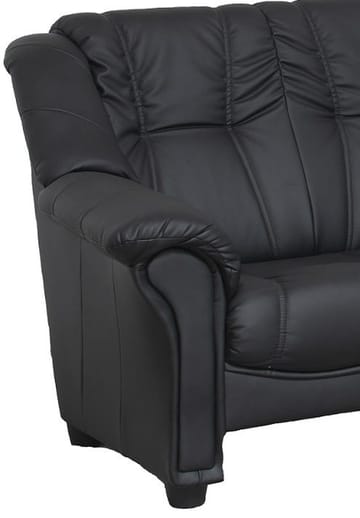 Hörnsoffa 5-sits svart PU - Rom - Svart - Products - Möbler - Soffa - Modulsoffa - Komplett modulsoffa