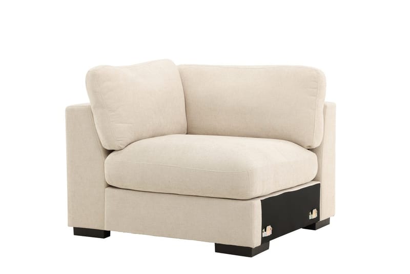 Vänstermodul Salerno i Tyg - Beige - Products - Möbler - Soffa - Modulsoffa - Hörnmodul
