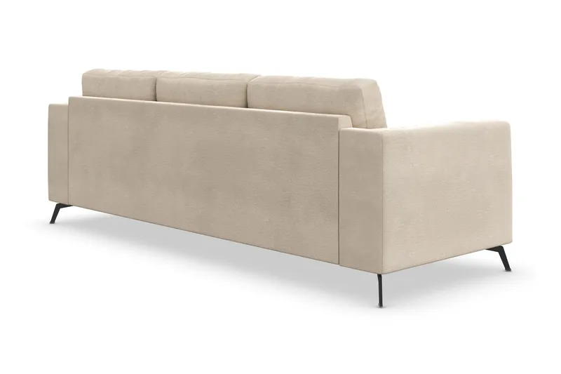 Ocean Lyx 3-sits Sammetssoffa - Beige - Products - Möbler - Soffa - 3 sits soffa