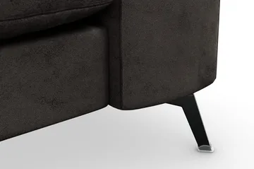 Ocean Lyx 3-sits Soffa - Mörkgrå/Sammet - Products - Möbler - Soffa - 2 sits soffa
