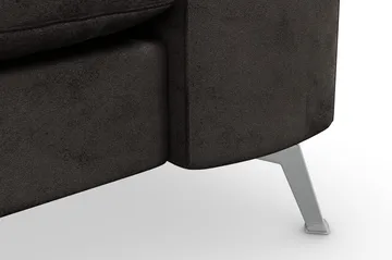 Ocean Lyx 3-sits Soffa - Mörkgrå/Sammet - Products - Möbler - Soffa - 2 sits soffa