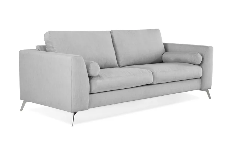 Ocean Lyx 3-sits Tygsoffa - Grå - Products - Möbler - Soffa - 3 sits soffa