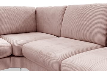 Ocean Lyx 5-sits Vändbar L-formad Hörnsoffa i Manchester - Rosa - Products - Möbler - Soffa - Hörnsoffa