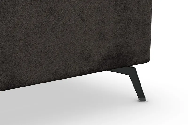 Ocean Lyx 5-sits Vändbar L-formad Hörnsoffa i Sammet - Mörkgrå - Products - Möbler - Soffa - Hörnsoffa
