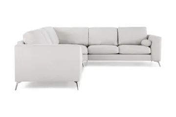 Ocean Lyx 5-sits Vändbar L-formad Hörnsoffa i Tyg - Ljusgrå - Products - Möbler - Soffa - Hörnsoffa
