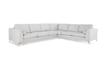 Ocean Lyx 5-sits Vändbar L-formad Hörnsoffa i Tyg - Ljusgrå - Products - Möbler - Soffa - Hörnsoffa